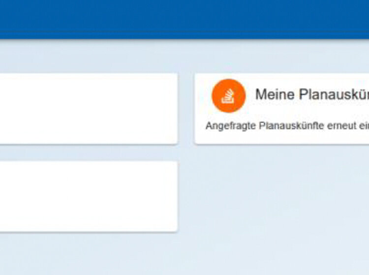 Screenshot aus dem Riwago-Portal mit Benutzeroberfläche und Anmeldemaske